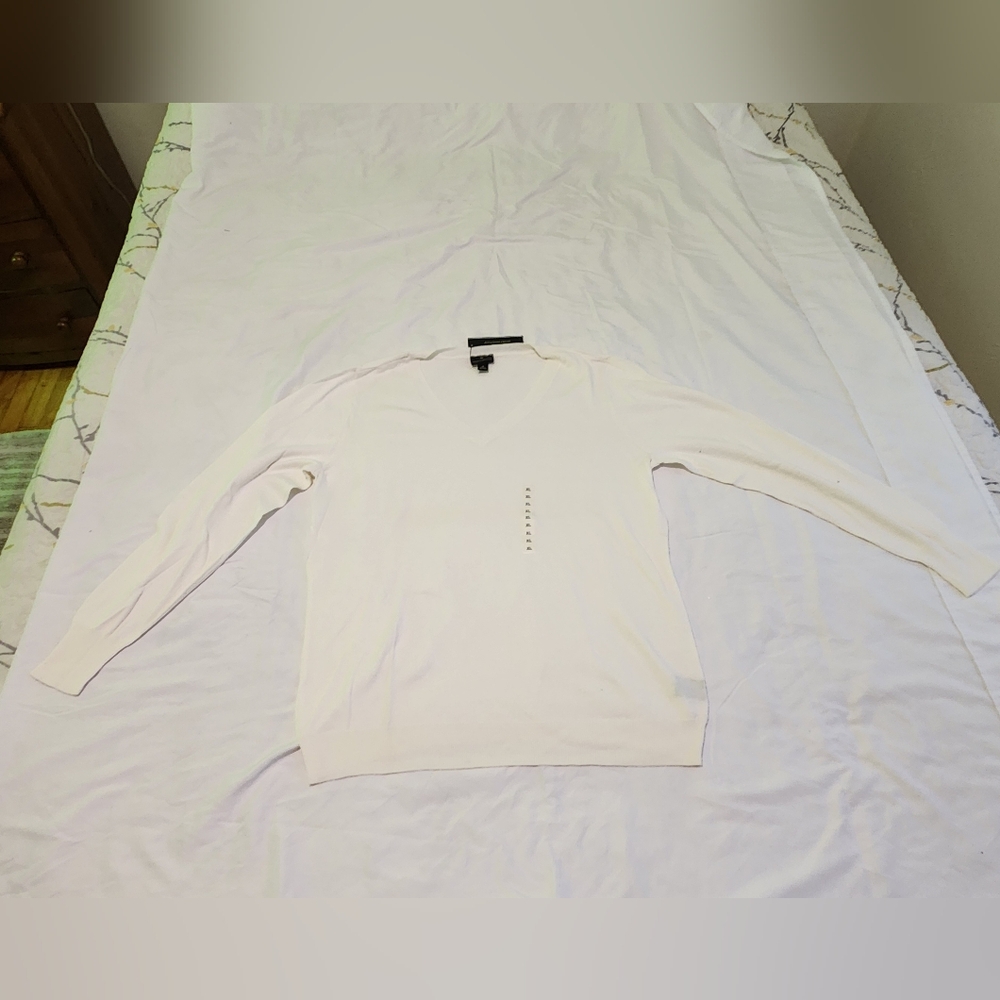 Worthington Women's V-Neck Sweater - Cream